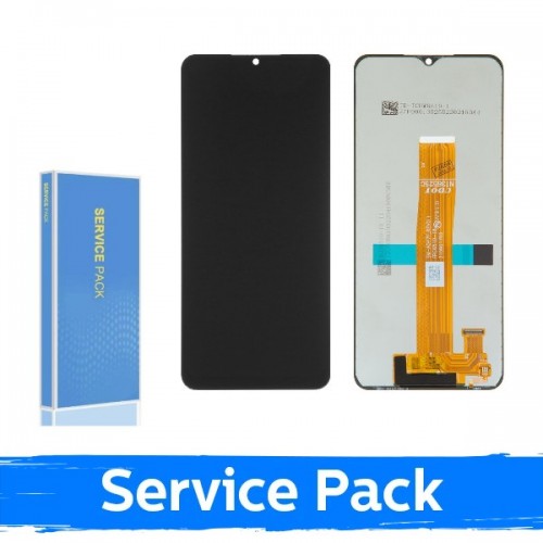 LCD дисплей для Samsung A047 A04s / A136 A13 / M136 M13 чёрный (Service Pack / Aftermarket, NF версия)