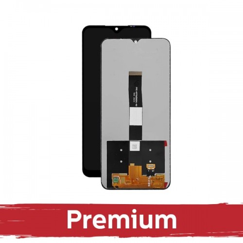 LCD Display Compatible With Xiaomi Redmi 9A / 9C / 9AT / Poco C3 Black OEM