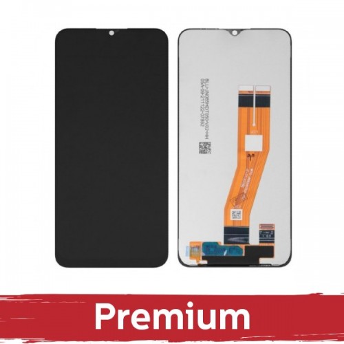 LCD ekranas skirtas Samsung A035F A03 ne-ES juodas OEM