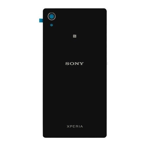 Задняя крышка для Sony E2303 Xperia M4 Aqua чёрная Оригинал (б/у Grade A)