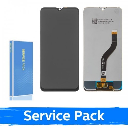 LCD ekranas skirtas Samsung A207 A20s juodas (Service Pack / Aftermarket)(NF versija)