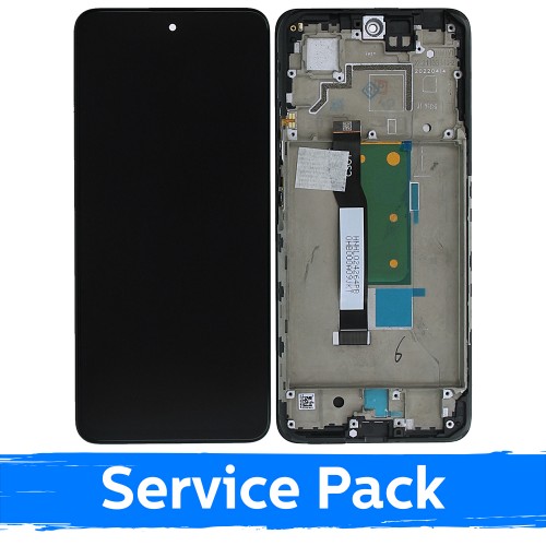 LCD дисплей совместимый с Xiaomi Poco X4 GT 5G (2022) чёрный с рамкой (Service Pack)