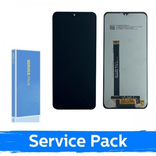 LCD ekranas skirtas Samsung G736 Xcover 6 Pro juodas (Service Pack / Aftermarket)(NF versija)
