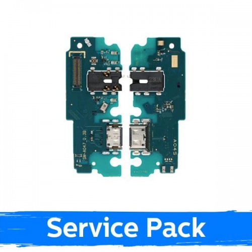 Разъём зарядки совместимый с Samsung A047 A04s с шлейфом Plata (Service Pack)