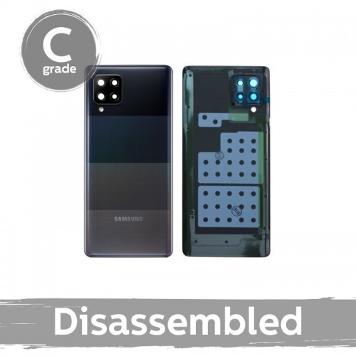 Задняя крышка совместимая с Samsung A426 A42 5G Prism Dot Black с линзой камеры 100% оригинал (8/10 разборная)