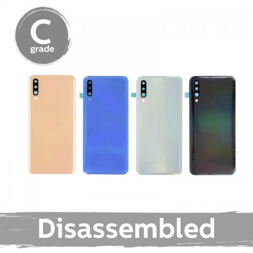 Galinis dangtelis skirtas Samsung A705 2019 A70 baltas su kameros lęšiu 100% originalus (8/10 išrinktas)