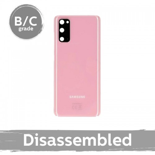 Galinis dangtelis skirtas Samsung G980 S20 / Cloud rožinis / su kameros lęšiu 100% originalus (8/10 išrinktas)