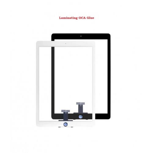 Jutiklinio ekrano skaitmenintuvas, suderinamas su Pro+ Apple iPad Pro 10.5 Air 3, juodas, stiklas + OCA XH 250um