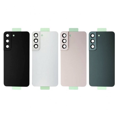 Galinis dangtelis suderinamas su Samsung S901 S22 / Phantom Black / (su kameros lęšiu) OEM