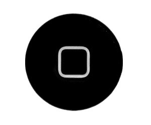 HOME button for iPad 2 black HQ