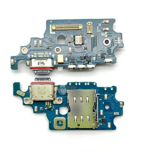 Charging Port Compatible With Samsung G996 S21 Plus with Flex / Plata OEM