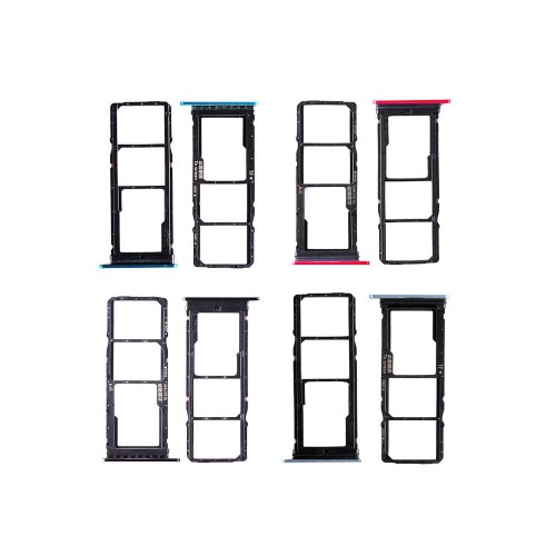 SIM kortelės laikiklis, suderinamas su Huawei P40 Lite E, Midnight Black