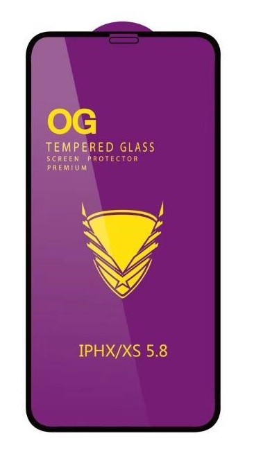 Закалённое стекло "11D Full Glue" Apple iPhone 7 Plus/8 Plus чёрный bulk