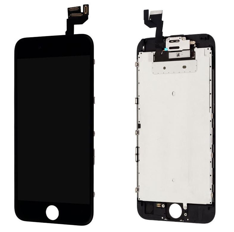 LCD ekranas iPhone 6S su lietimo ekranu juodas Premium