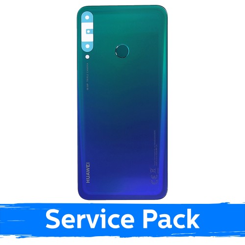 Back Cover Compatible With Huawei P40 Lite E / Aurora Blue / (Service Pack)