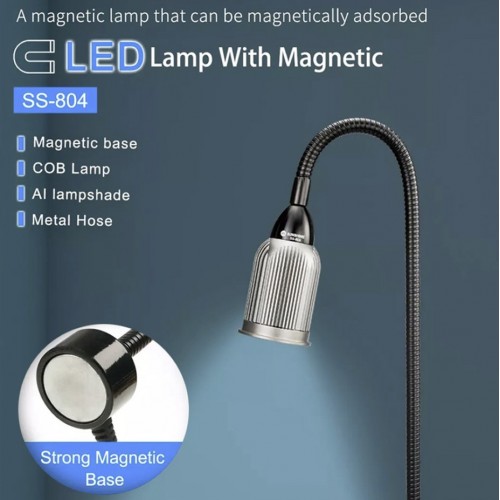 Sunshine SS-804 magnetinio pagrindo LED lempa