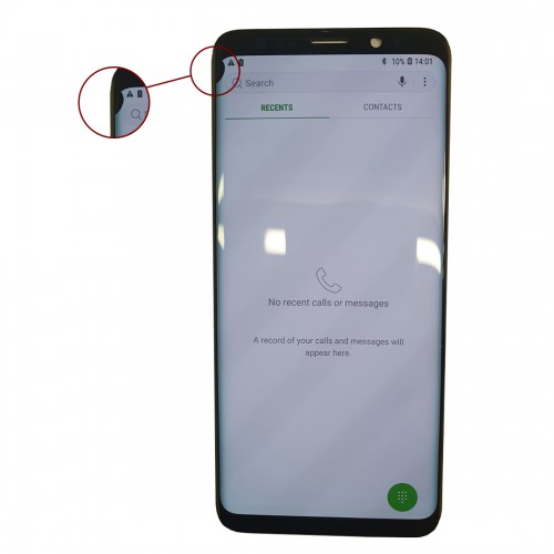 Ekranas skirtas Samsung G960 S9 juodas (Atnaujintas: Telemax) (defektuotas 212)