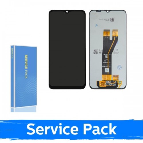 LCD ekranas suderinamas su Samsung A146P A14 5G juodas (Service Pack / Aftermarket)(NF versija)
