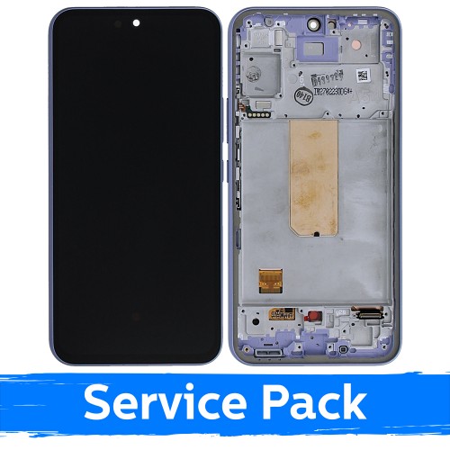 LCD Display Compatible With Samsung A546 A54 5G With Frame / Violet / (Service Pack)