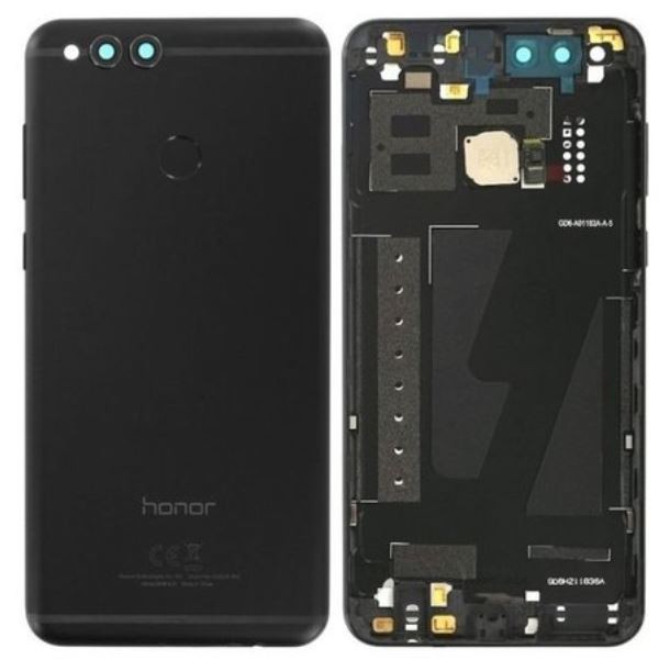 Задняя крышка для Honor 7X чёрный Оригинал (б/у Grade A)