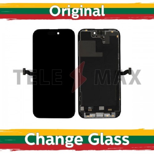 LCD-дисплей совместимый с iPhone 14 Pro чёрный (восстановленный: Telemax)