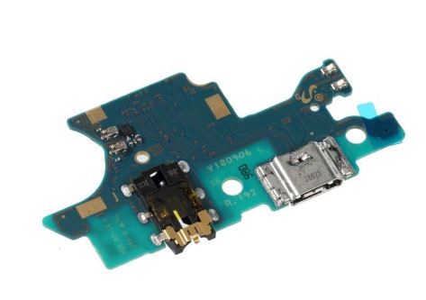 Шлейф Samsung A750 A7 2018 для разъёма питания, микрофона, разъёма наушников Оригинал (сервисная упаковка)