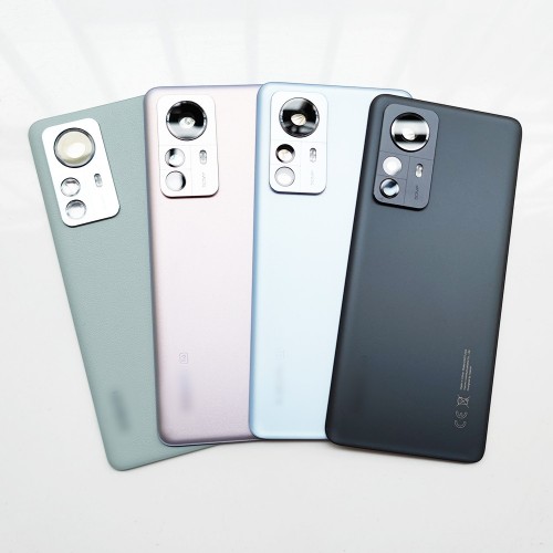 Задняя крышка совместимая с Xiaomi 12 Pro / серый / OEM