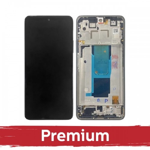 LCD ekranas skirtas Xiaomi Redmi Note 11 Pro+ 5G (11 Pro Plus 5G) su rėmeliu / Timeless Purple / OEM