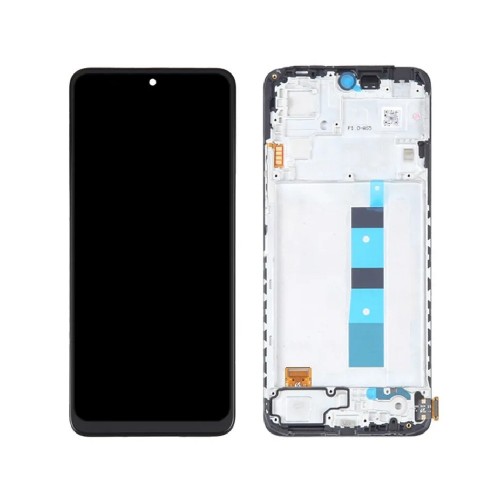 LCD Display Compatible With Xiaomi Redmi Note 12 4G Black with Frame / HQ