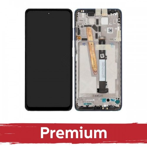 LCD ekranas skirtas Xiaomi Poco X3 Pro (X3) su rėmeliu / metalinė bronza / OEM