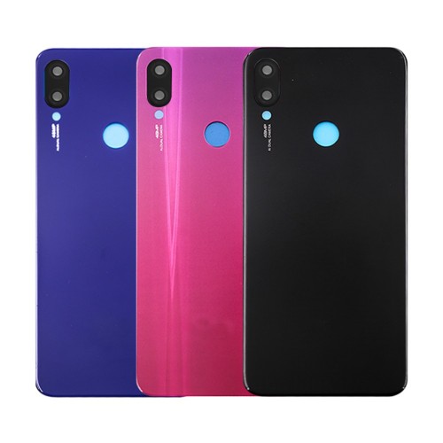 Задняя крышка совместимая с Xiaomi Redmi Note 7 / красный / (с линзой камеры) / HQ