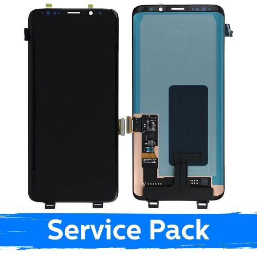 LCD-дисплей совместимый с Samsung G965 S9 Plus чёрный (Service Pack) (NF версия)