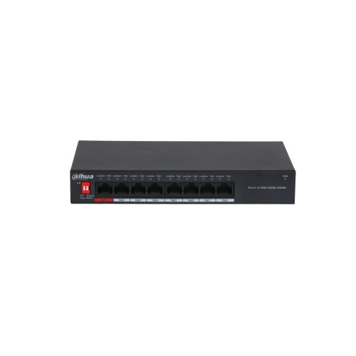 Неуправляемый 8-портовый гигабитный PoE-коммутатор Dahua PFS3008-8GT-96, 96 Вт