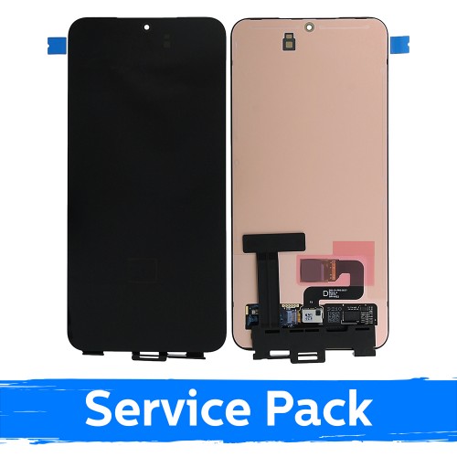 LCD ekranas skirtas Samsung S916 S23 Plus juodas (Service Pack) (NF versija)