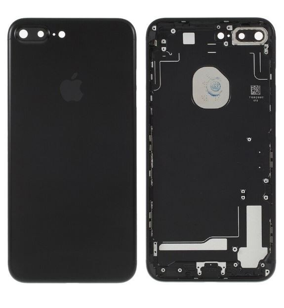 Baterijos dangtelis iPhone 7 Plus juodas pilnas su flex originalus (naudotas Grade C)