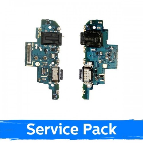 Charging Port Compatible With Samsung A528 A52s (K2 version) with Flex / Plata (Service Pack)