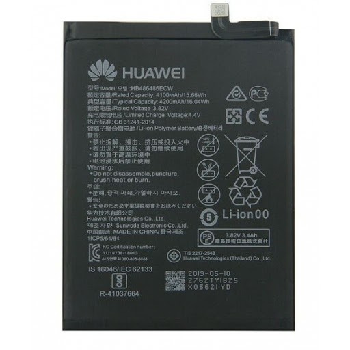 Аккумулятор Оригинал Huawei P30 Pro/Mate 20 Pro 4100mAh HB486486ECW (б/у Grade B)