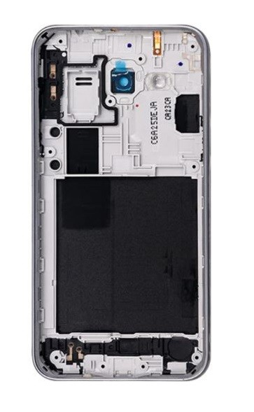 Middle housing Samsung J320 J3 2016 grey (black) with buzzer and sides buttons original (used Grade B)