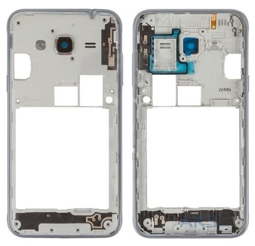 Middle housing Samsung J320 J3 2016 gold with buzzer and sides buttons original (used Grade B)