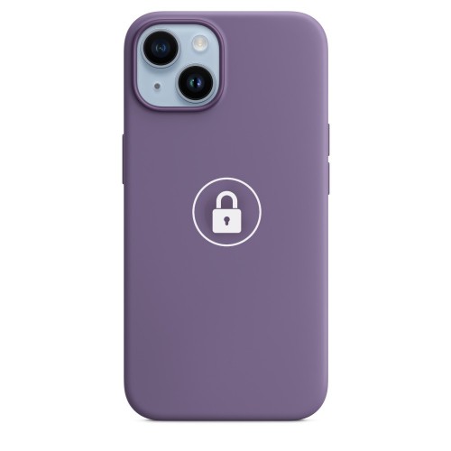 Чехол для телефона "Silicone Case v2" для iPhone 14 Plus / Iris / в упаковке