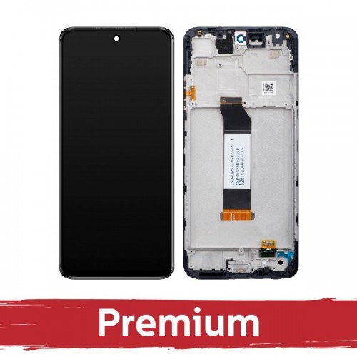 LCD Display Compatible With Xiaomi Redmi 10 5G Black with Frame OEM
