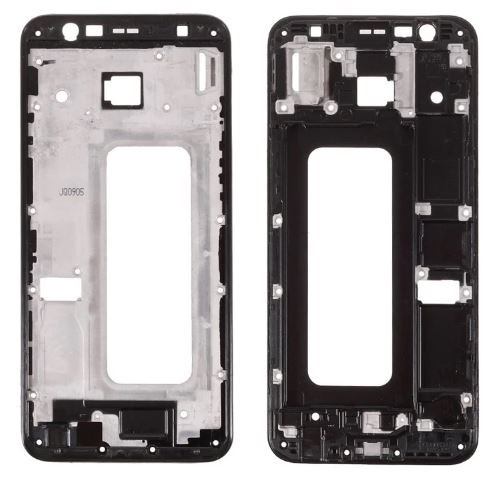 Средняя рамка Samsung J415 J4+ 2018 чёрный с боковыми кнопками Оригинал (б/у Grade B)