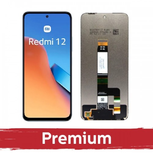LCD дисплей для Xiaomi Redmi 12 4G / Redmi 12 5G / Poco M6 Pro 5G чёрный OEM