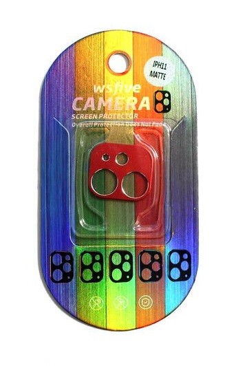Camera protection Apple iPhone 11 red
