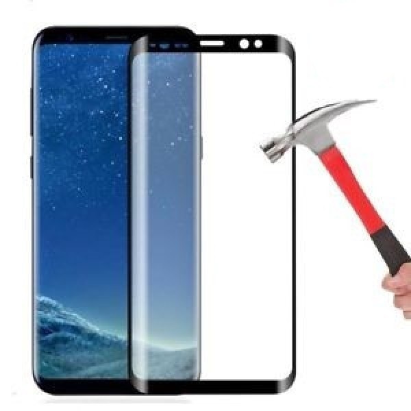 Grūdintas stiklas 5D Full Glue Samsung G988 S20 Ultra 0.18mm (be skylės) lenktas bulk