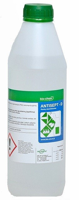 Rankų dezinfekavimo priemonė ANTISEPT-D skystis (1L)