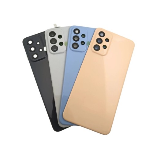 Galinis dangtelis skirtas Samsung A236 A23 5G (A235 A23 4G) / Juodas / (su kameros lęšiu) HQ