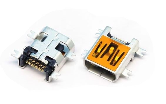 Įkrovimo jungtis universali Mini USB (10pin, trumpa)