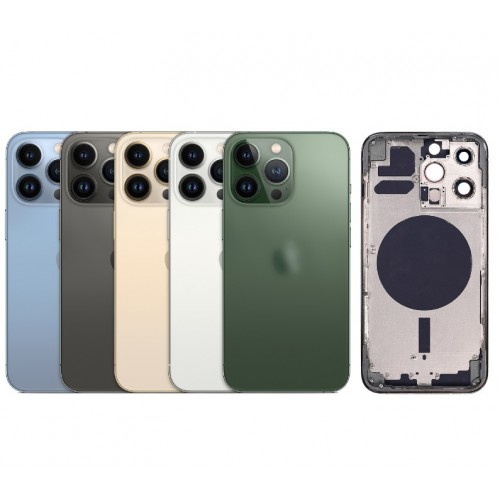 Galinis dangtelis skirtas iPhone 13 Pro su pilnu korpusu / Alpine Green / OEM