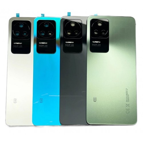 Задняя крышка совместимая с Xiaomi Poco F4 5G / Nebula Green / (со стеклом камеры) / HQ